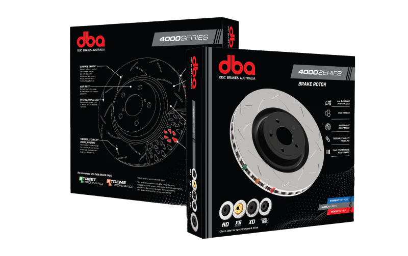 DBA 2015+ Dodge Charger/Challenger SRT Hellcat (w/Brembo Caliper) Rear Slotted 4000 Series Rotor - Image 4