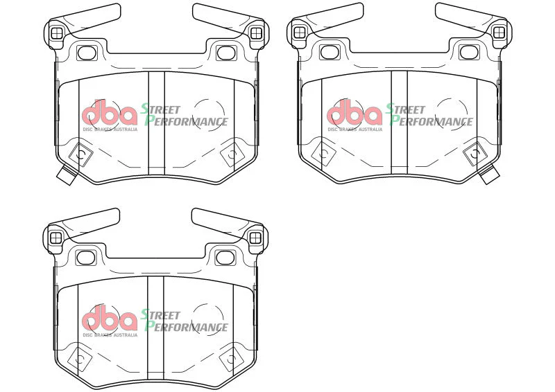 DBA 2018+ Kia Stinger V6 Twin Turbo SP Performance Rear Brake Pads - Image 4