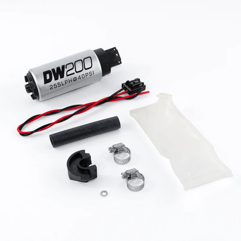 DeatschWerks 94+ Nissan 240sx/Silvia S14/S15 255 LPH DW200 In-Tank Fuel Pump w/ Install Kit - Image 2