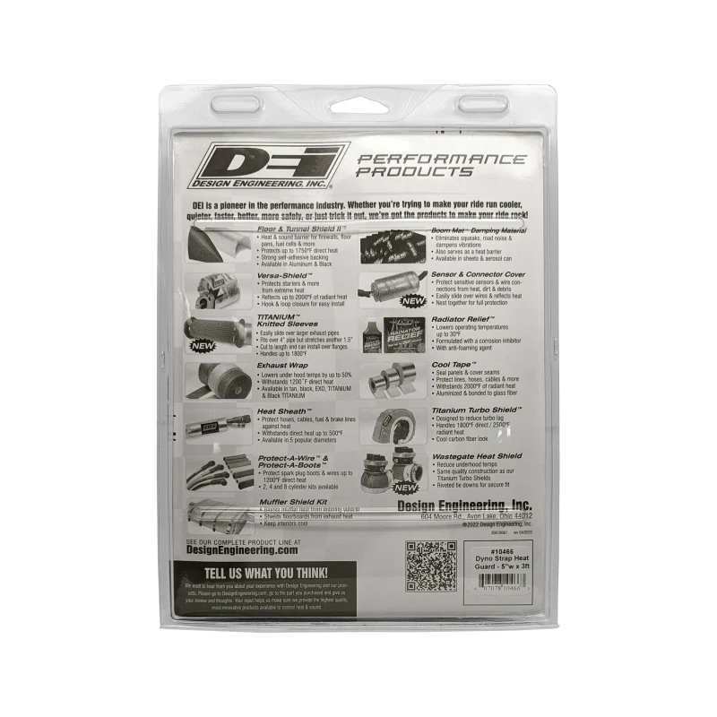 DEI Dyno Strap Heat Guard 5in w x 3ft - Aluminized - Image 15