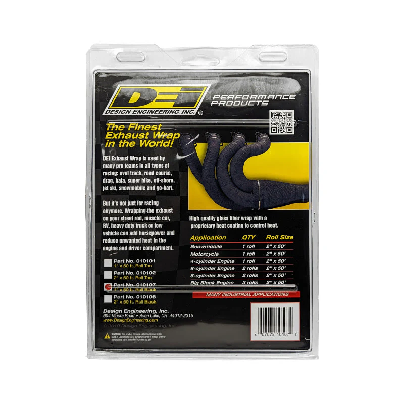 DEI Exhaust Wrap 1in x 50ft - Black - Image 7