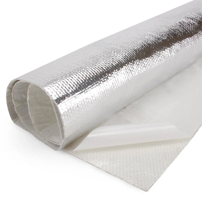 DEI Heat Screen 36in x 40in - Mylar Radiant Glass Fiber Matting w/Adhesive Backing - Image 2