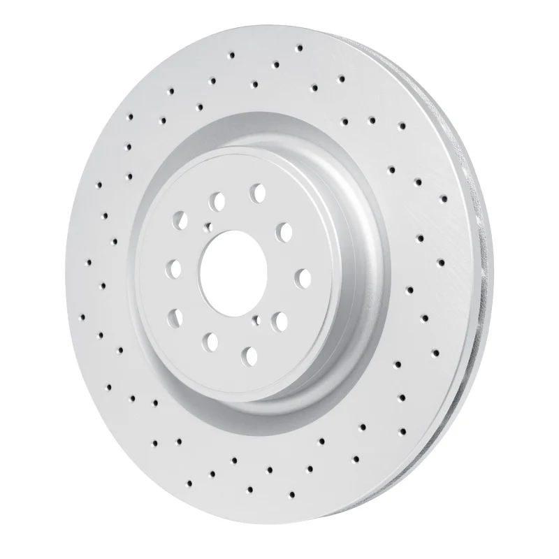 DFC 18-21 Subaru WRX STI Front Drilled Hi-Carbon Alloy Geomet Coated Rotor - Image 5