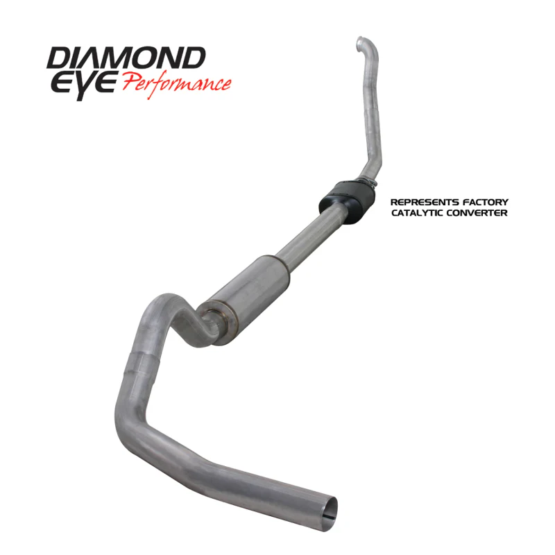 Diamond Eye KIT 4in Turbo Back Single AL: 94-97 FORD 7.3L F250/F350 PWRSTROKE NFS W/ CARB EQUIV STDS - Image 2