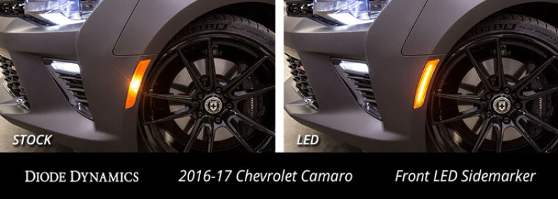 Diode Dynamics 16-21 Chevrolet Camaro LED Sidemarkers Smoked (set) - Image 2