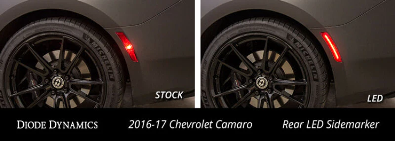Diode Dynamics 16-21 Chevrolet Camaro LED Sidemarkers Smoked (set) - Image 4