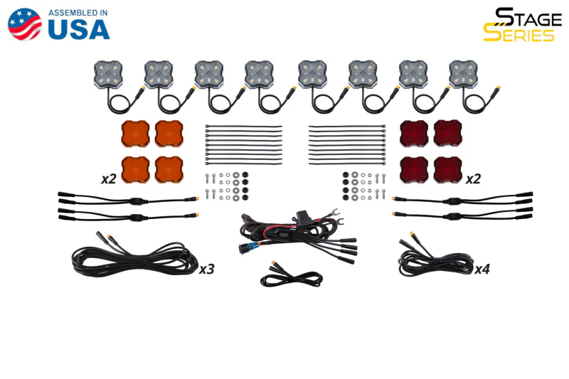 Diode Dynamics Stage Series RGBW LED Rock Light Kit (8-pack) - Image 8