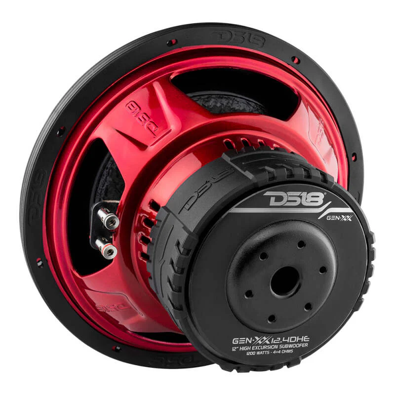 DS18 12in 600 Watts RMS 4 ohm DVC Double Stacked Magnet High Excursion Subwoofers - Image 4