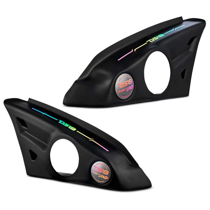 DS18 2015+ Polaris Slingshot Arm Rest Enclosure Fits 2x 6.5in Speakers (Not Included) - Image 2