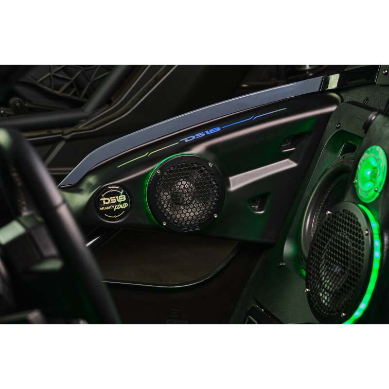 DS18 2015+ Polaris Slingshot Arm Rest Enclosure Fits 2x 6.5in Speakers (Not Included) - Image 5