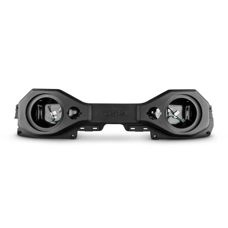 DS18 2018-23 Jeep JL/JLU/JT Soundbar Enclosure Fits 2x 8in & 2x 3.78in (Speakers Not Included)-Black - Image 3