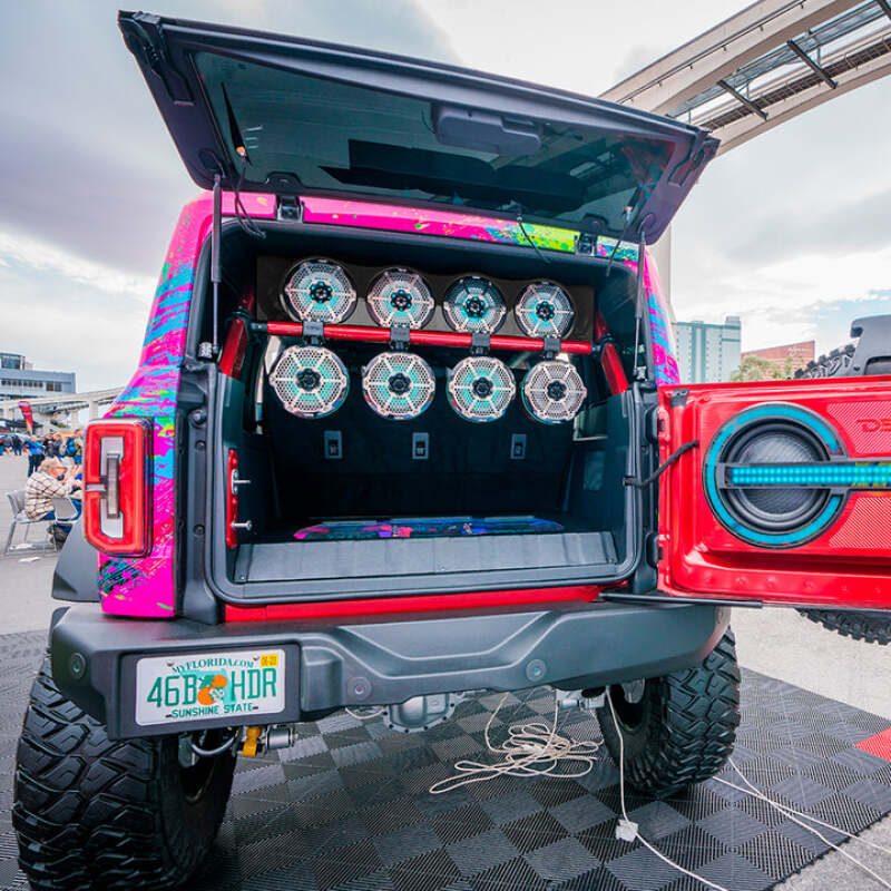 DS18 21-25 Ford Bronco 4-Door Overhead Bar Fits 4 x 8in/2x 6.5in/2x 3.78in (Speakers Not Included) - Image 3