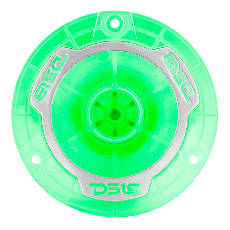 DS18 3.8in Super Bullet Tweeter 120 Watts RMS 1in Aluminum Vc 4 ohm RGB LED Lights- Pair - Image 3