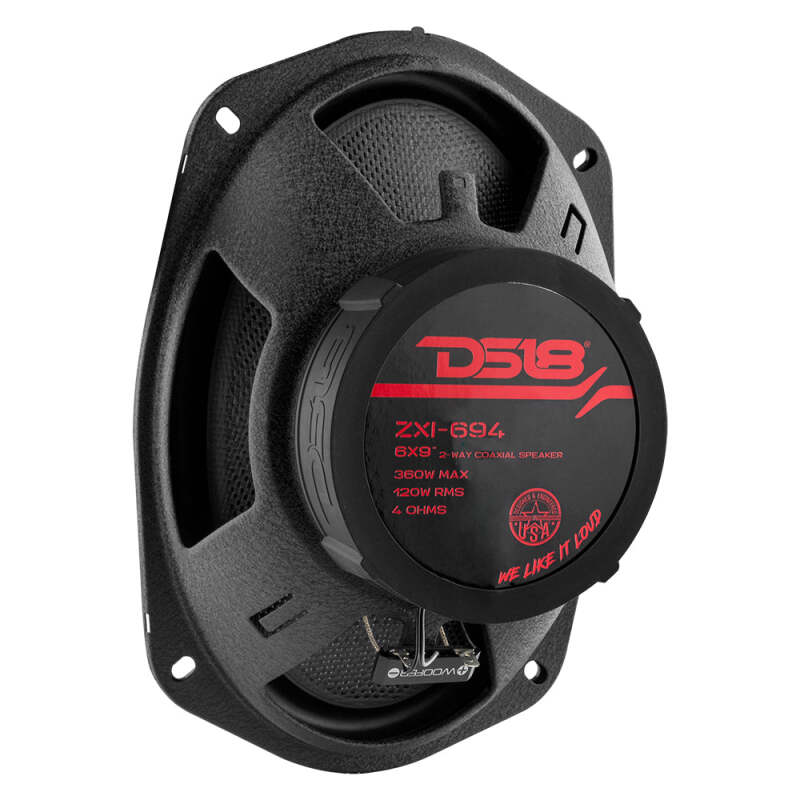 DS18 6x9in 120 Watts RMS 4 ohm 2-Way Coaxial Speaker w/ Kevlar Cones - Image 6