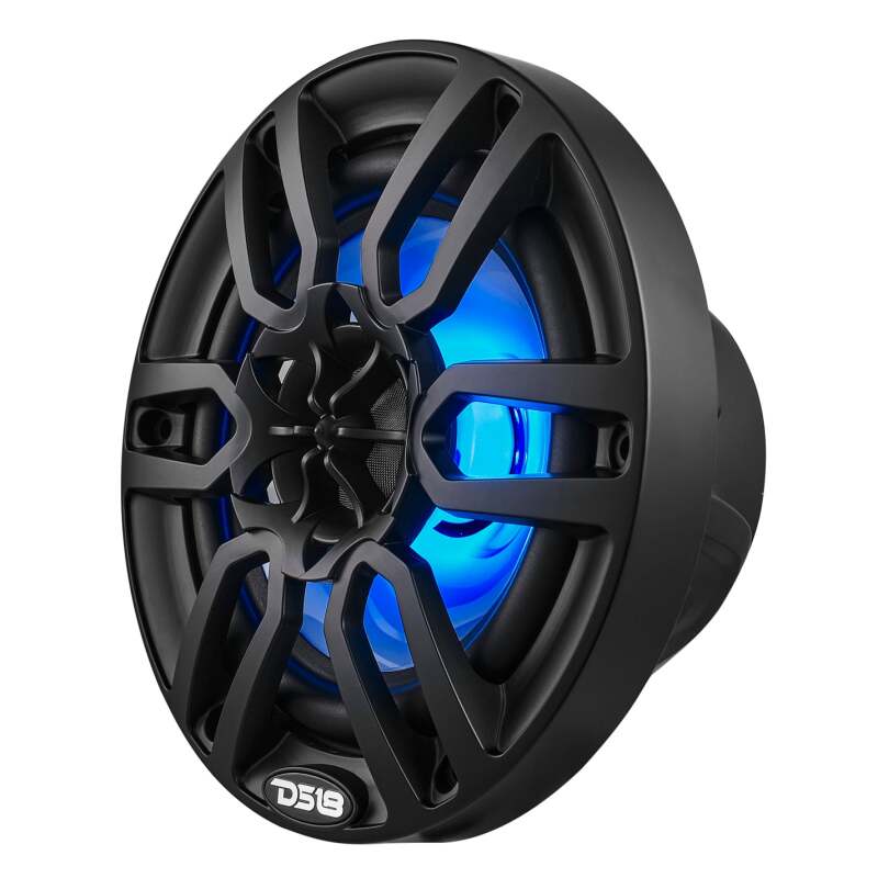 DS18 NXL Series Coaxial Marine Speakers w/ RGB Lights 6.5in 2-Way 100 Watts RMS 4 ohm Black - Image 7