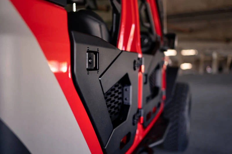 DV8 Offroad 18-22 Jeep Wrangler JL/JT Spec Series Half Doors - Rear Set - Image 3