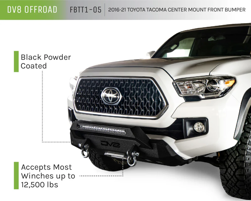 DV8 Offroad 2016+ Toyota Tacoma Center Bumper - Image 36