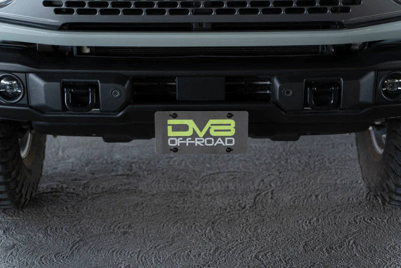 DV8 Offroad 21-23 Ford Bronco Capable Bumper Front License Plate Mount - Image 5