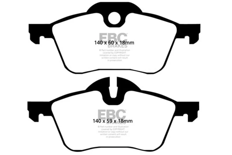 EBC 02-03 Mini Hardtop 1.6 Greenstuff Front Brake Pads - Image 5