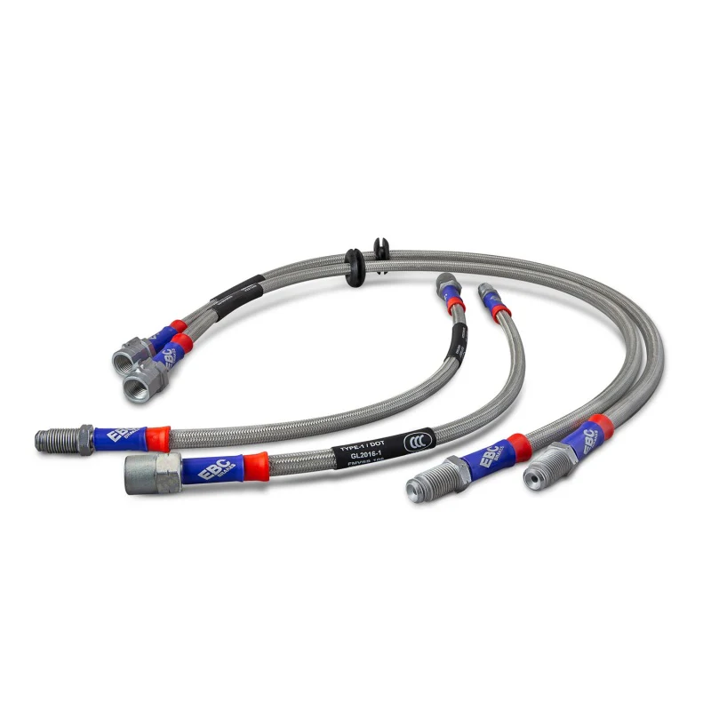 EBC 03-07 Hummer H2 6.0L Stainless Steel Brake Line Kit - Image 2