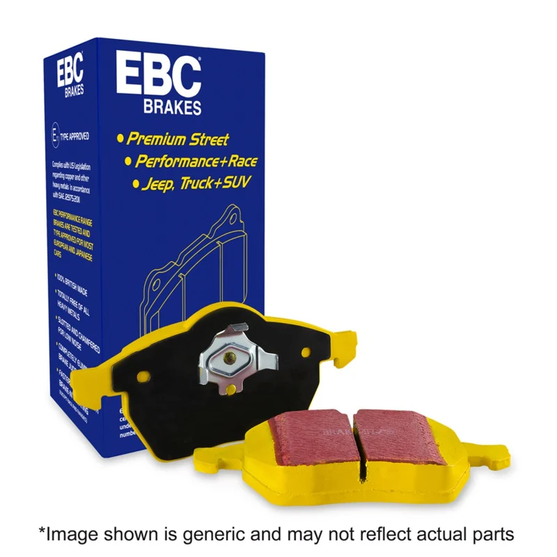 EBC 05-10 Ford Mustang 4.0 Yellowstuff Front Brake Pads - Image 6