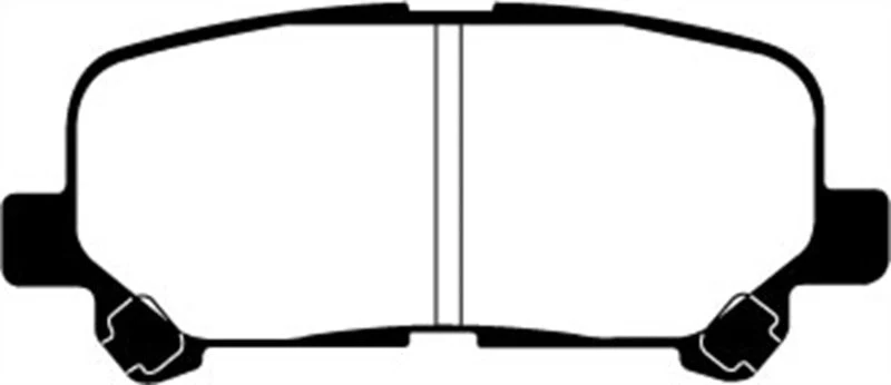 EBC 07-13 Acura MDX 3.7 Greenstuff Rear Brake Pads (For 12.6in. Rotors) - Image 4