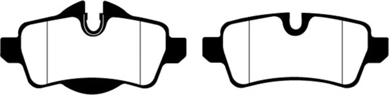 EBC 07-14 Mini Hardtop 1.6 Yellowstuff Rear Brake Pads - Image 3