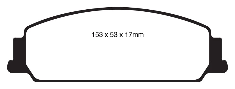 EBC 08-10 Pontiac G8 3.6 Redstuff Front Brake Pads - Image 4