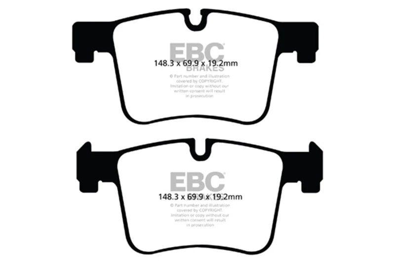 EBC 11+ BMW X3 2.0 Turbo (F25) Yellowstuff Front Brake Pads - Image 3