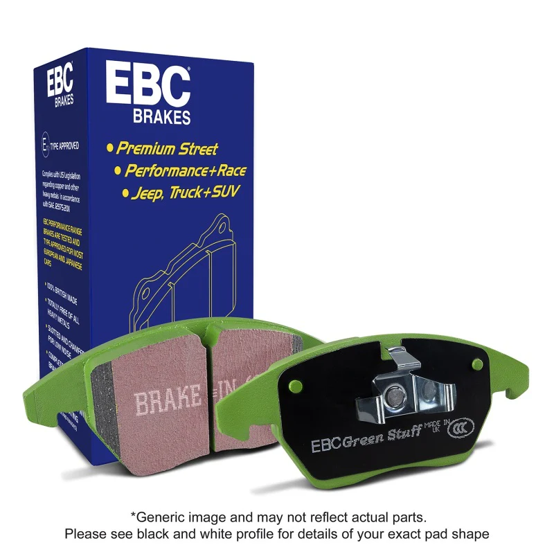 EBC 11+ Dodge Durango 3.6 Greenstuff Rear Brake Pads - Image 4