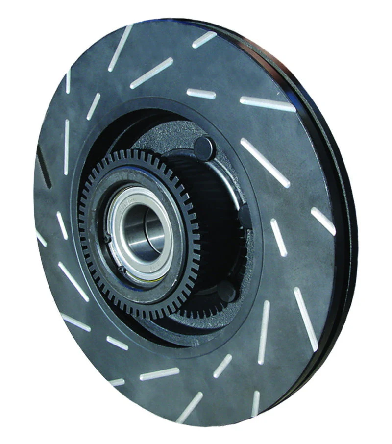 EBC 11+ Jeep Grand Cherokee 6.4 SRT-8 USR Slotted Front Rotors - Image 5