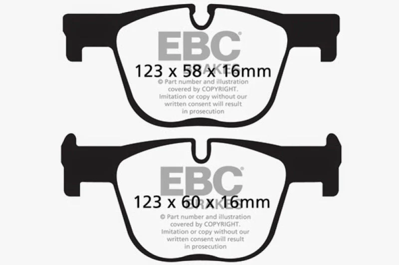 EBC 2017+ BMW 430 Coupe/Gran Coupe (F32/F33/F36) Bluestuff Rear Brake Pads