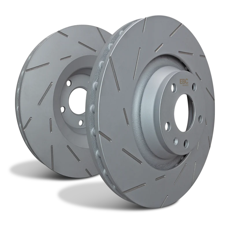 EBC 2021+ Ford Bronco / 19-23 Ford Ranger 2WD 2.3T (Gas) USR Slotted Rear Rotors - Image 2