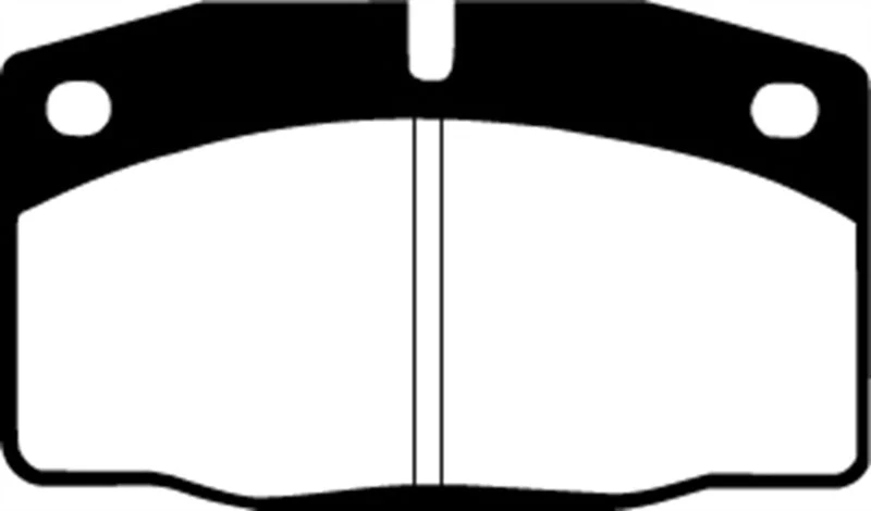 EBC 89-95 Lotus Elan (M100) 1.6 Turbo Greenstuff Front Brake Pads - Image 6