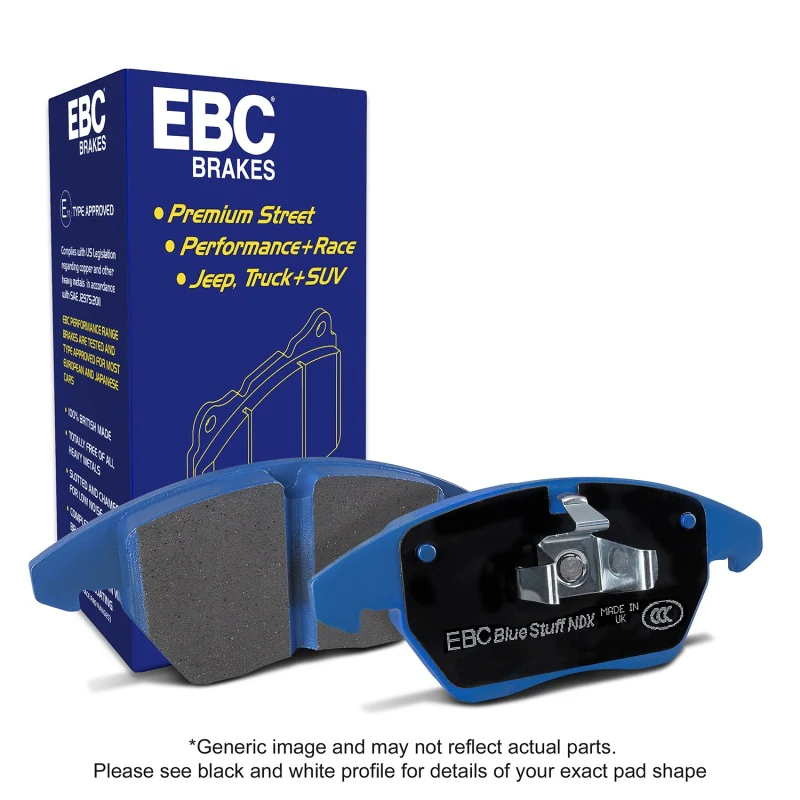 EBC 94-01 Mazda Miata MX5 1.8L Bluestuff Rear Brake Pads - Image 2