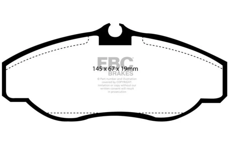 EBC 99-03 Land Rover Discovery (Series 2) 4.0 Greenstuff Front Brake Pads - Image 6