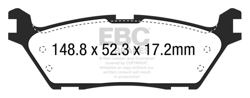 EBC Brakes Yellowstuff Performance Brake Pads - Image 4