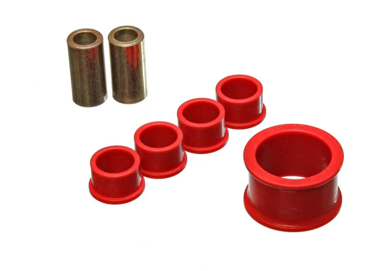 Energy Suspension 02-09 Nissan 350Z / 03-07 Infiniti G35 Coupe Red Rack and Pinion Bushing Set - Image 2