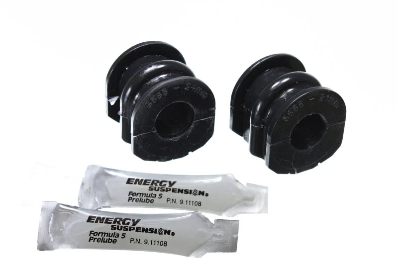 Energy Suspension 03-07 Infiniti G-35 Coupe RWD / 02-09 350Z Black 21mm Rear Sway Bar Frame Bushings - Image 2