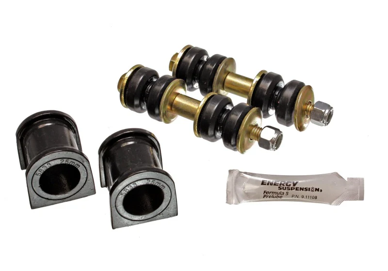 Energy Suspension 04-07 Scion xB Black 25mm Front Sway Bar Bushing Set - Image 2