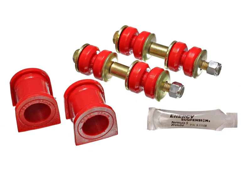 Energy Suspension 04-07 Scion xB Red 25mm Front Sway Bar Bushing Set - Image 3