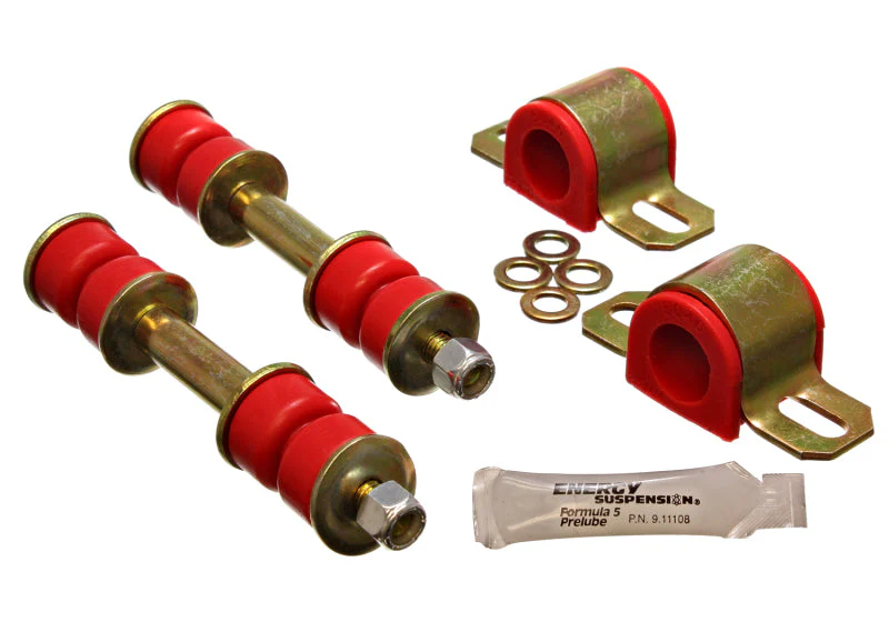 Energy Suspension 79-94 Toyota Pickup 2WD (Exc T-100/Tundra) Red 25mm Front Sway Bar Bushing Set - Image 2