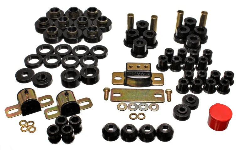 Energy Suspension 80-86 Jeep CJ7 Black Hyper-Flex Master Bushing Set - Image 2