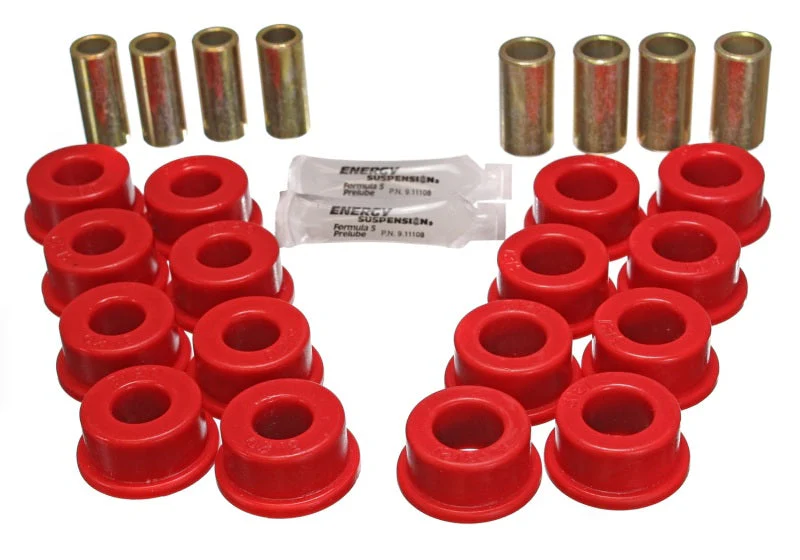 Energy Suspension 84-95 Chevy Corvette Red Rear End Control Arm Bushing Set - Image 2