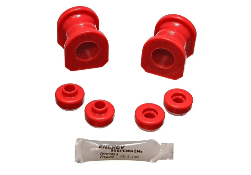 Energy Suspension 89-94 Nissan 240SX (S13) Red 25mm Front Sway Bar Bushing Set - Image 2