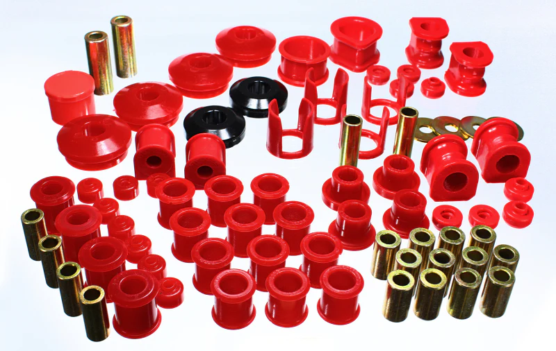 Energy Suspension 89-94 Nissan 240SX (S13) Red Hyper-Flex Master Bushing Set - Image 3