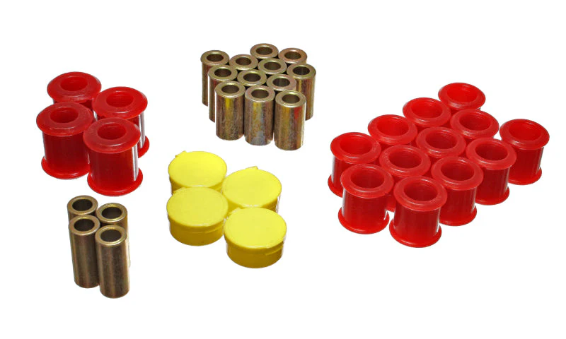 Energy Suspension 89-94 Nissan 240SX (S13) Red Rear Control Arm Bushing Set - Image 2