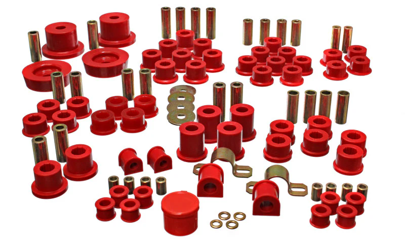 Energy Suspension 90-97 Mazda Miata Red Hyper-Flex Master Bushing Set - Image 3