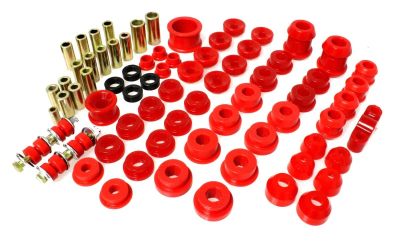 Energy Suspension 92-95 Honda Civic/CRX / 93-97 Honda Del Sol (including VTEC) Red Hyper-Flex Master - Image 3