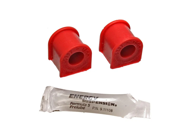Energy Suspension 94-01 Acura Integra / 90-97 Honda Accord/Odyssey Red 14mm Rear Sway Bar Bushings - Image 2